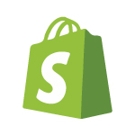 A green shopping bag with the letter S on it